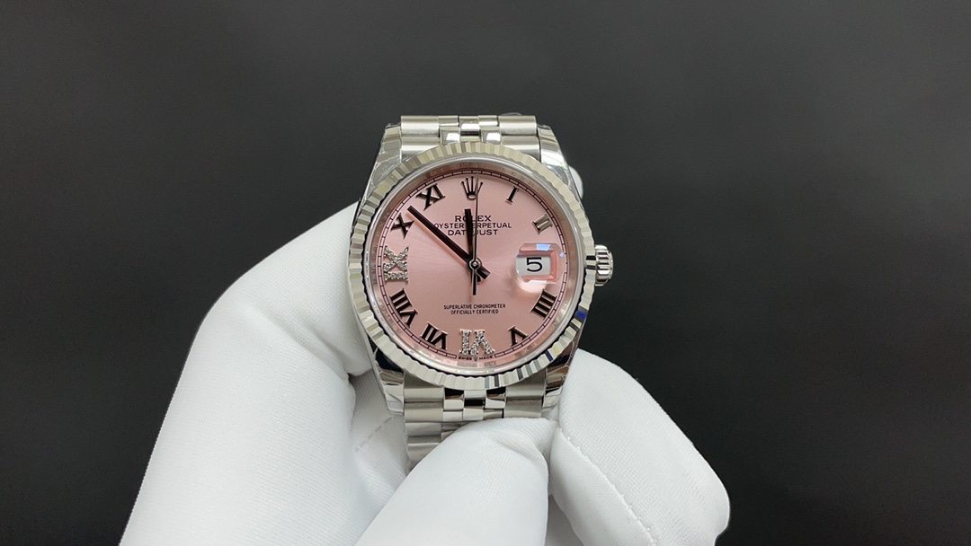 AAA
 Rolex Reloj Rosa Blanco