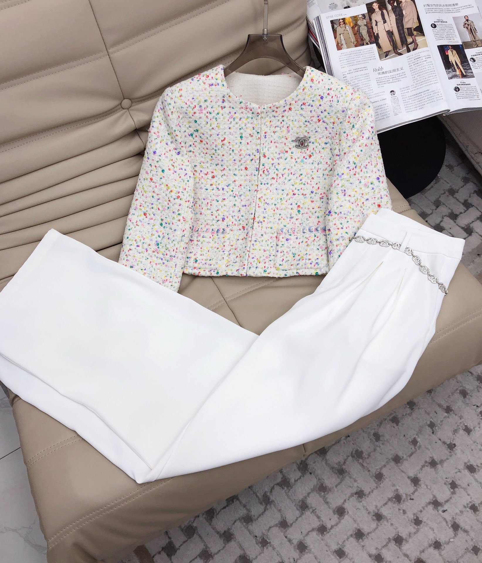 NO:496702,P-coat P---- 2 new styles of dreamy sweet color woven small fragrance vest, a unique color scheme of small fragrance design, a perfect temperament, custom fabric, exquisite sweet and cute, beautiful and versatile, size SML.,, jackets & coats, alexander wang19860909外套裤子P——— 2新款梦幻甜美彩色编织小香风背心小马甲 配色一绝的小香风设计 气质拿捏的妥妥的,定制面料 精致甜美可爱 版型好看又百搭,尺码SML.,,jackets & coats,alexander wang,Women's clothing