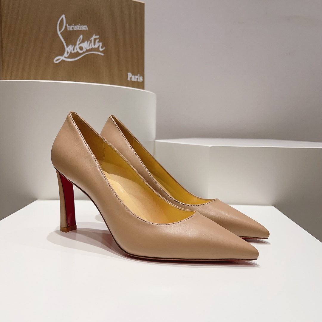 顶级版ChristianLouboutin2023s原版做货重工CL红底春夏CONDORA女士香蕉跟单鞋