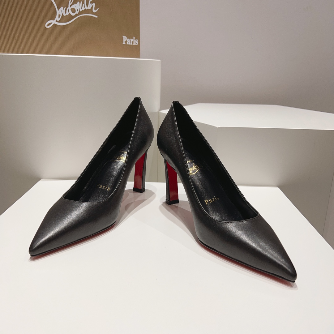 顶级版ChristianLouboutin2023s原版做货重工CL红底春夏CONDORA女士香蕉跟单鞋