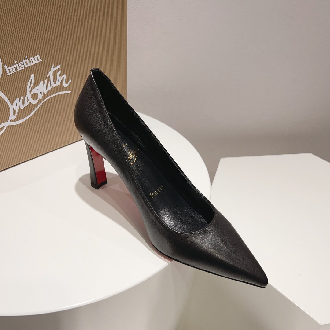 顶级版ChristianLouboutin2023s原版做货重工CL红底春夏CONDORA女士香蕉跟单鞋