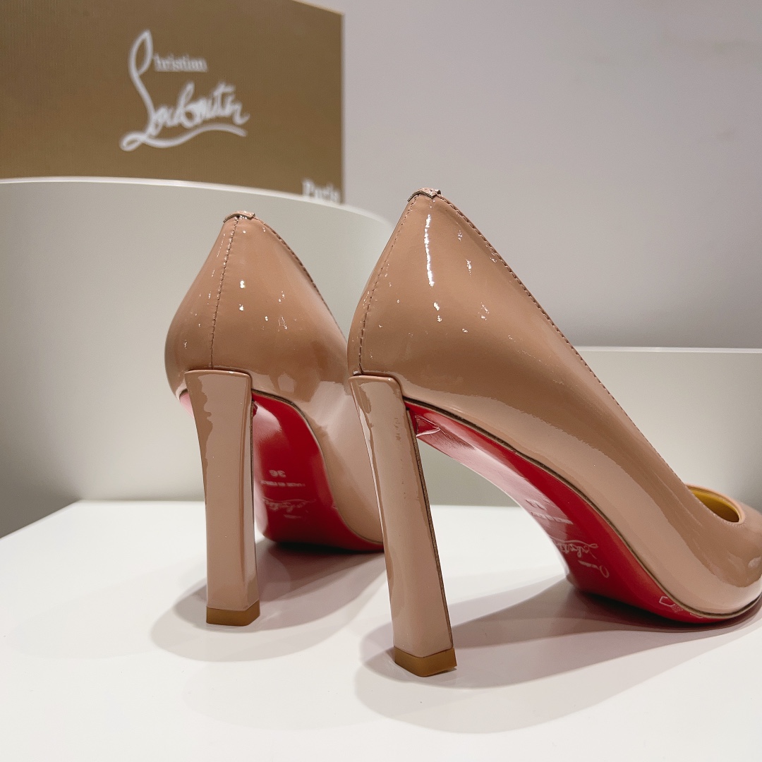 顶级版ChristianLouboutin2023s原版做货重工CL红底春夏CONDORA女士香蕉跟单鞋