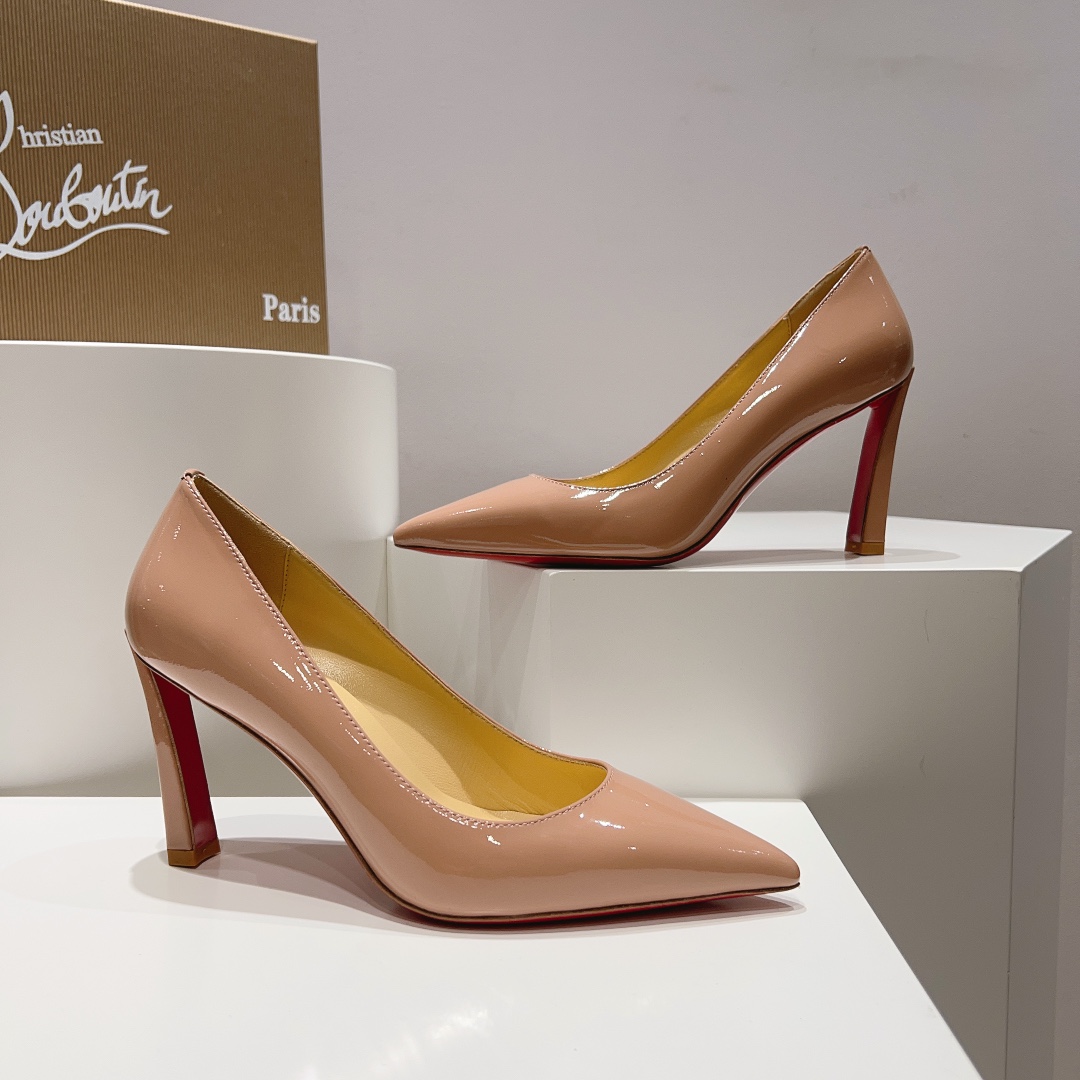 顶级版ChristianLouboutin2023s原版做货重工CL红底春夏CONDORA女士香蕉跟单鞋