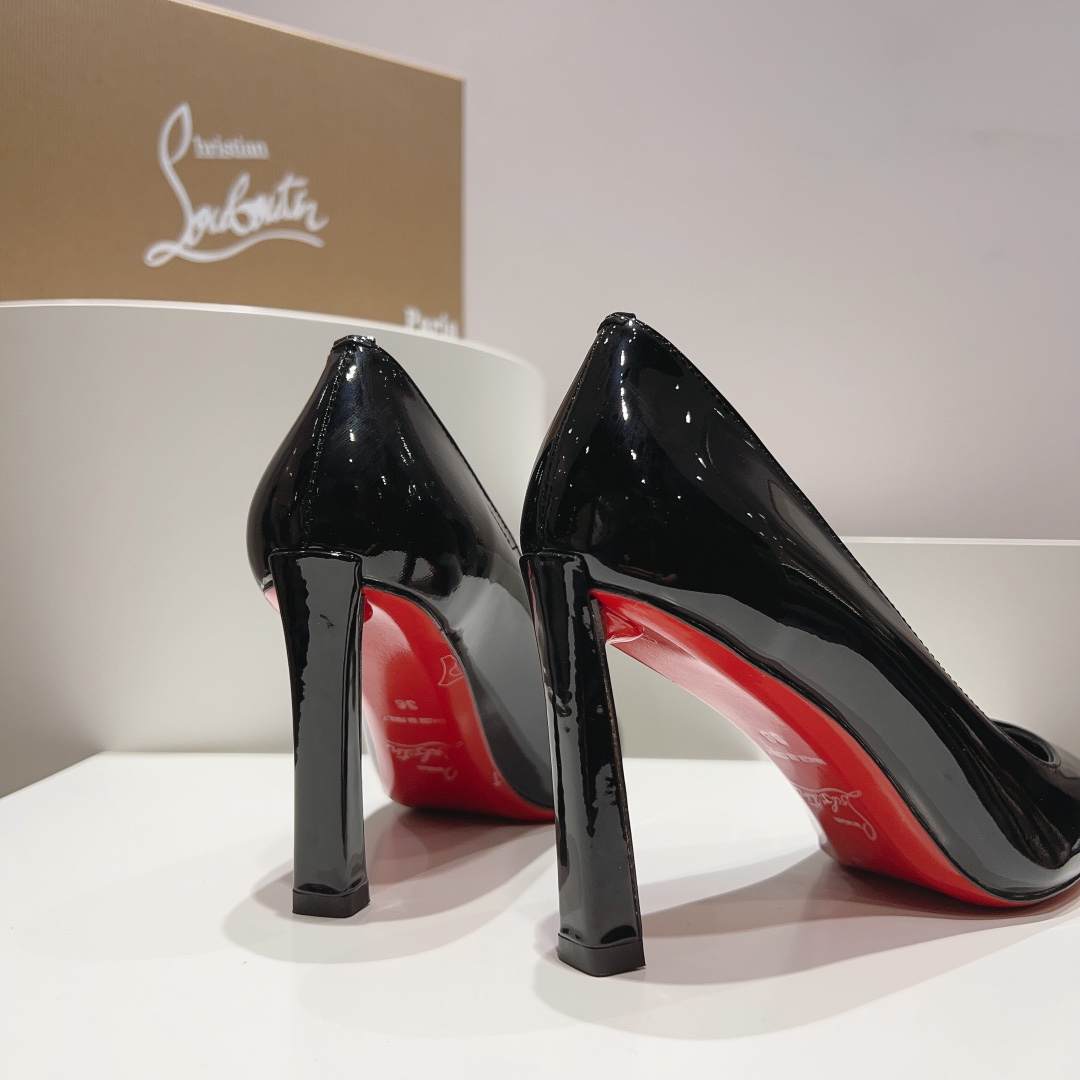 顶级版ChristianLouboutin2023s原版做货重工CL红底春夏CONDORA女士香蕉跟单鞋