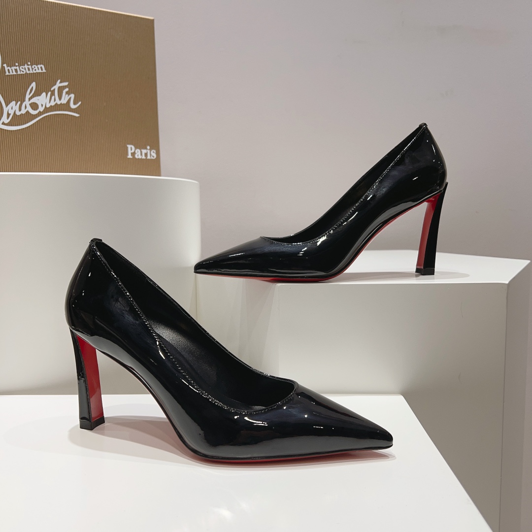 顶级版ChristianLouboutin2023s原版做货重工CL红底春夏CONDORA女士香蕉跟单鞋