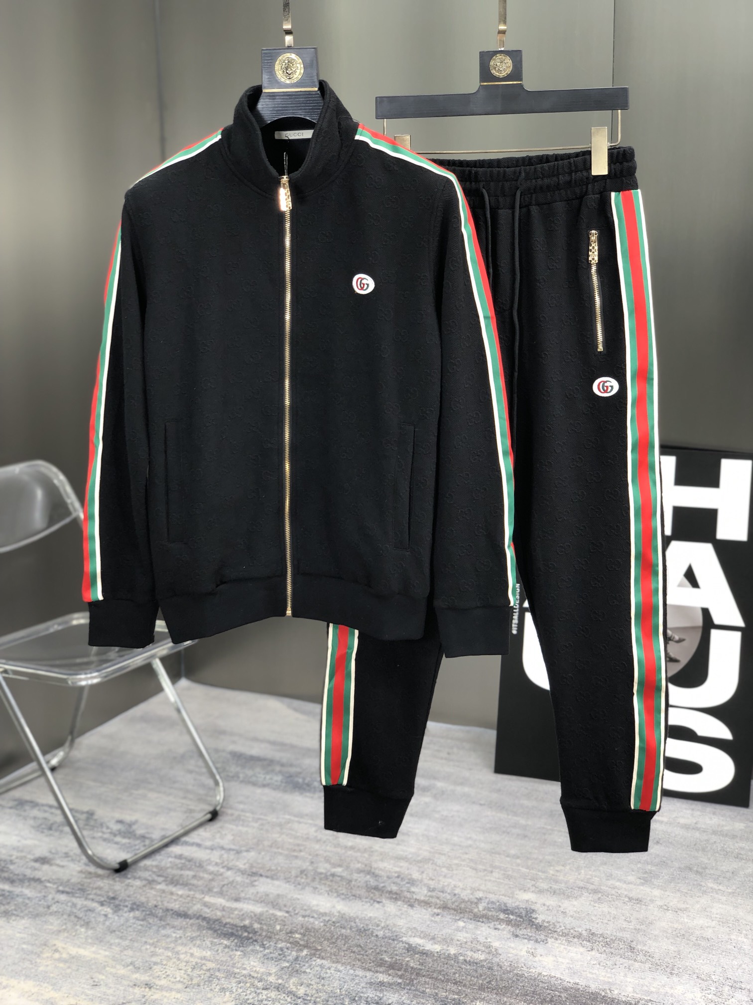 Online From China Designer Gucci Clothing Two Piece Outfits & Matching Sets Fall/Winter Collection Fashion Hooded Top