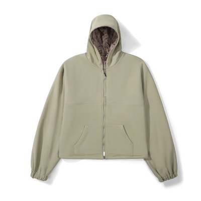 Dior Clothing Coats & Jackets Green Grey Embroidery Cotton Spring/Summer Collection Oblique Hooded Top