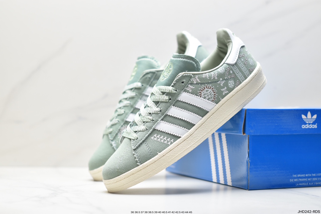 190 Adidas 阿迪达斯 Campus 80S 三叶草校园休闲板鞋 IG7955