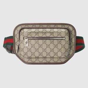 Shop Cheap High Quality 1:1 Replica Gucci Belt Bags & Fanny Packs Best Replica Quality Beige Brown Green Red Canvas Nylon GG Supreme