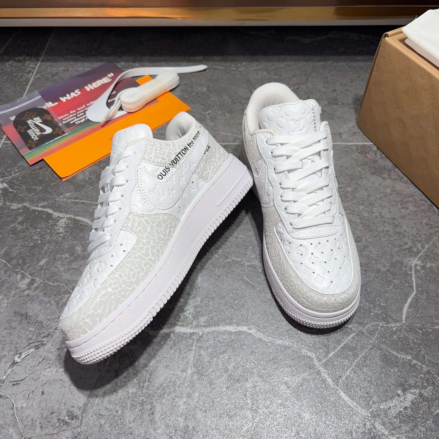 Los mejores modelos conjuntos de Louis Vuitton x x Nike, la idea de diseño es básicamente una contin