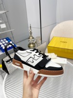 Fendi Chaussures De Sport Cuir de vache Caoutchouc Le TPU Vintage Pantalons sport 1 Fendi Chaussures De Sport Cuir de vache Caoutchouc Le TPU Vintage Pantalons sport