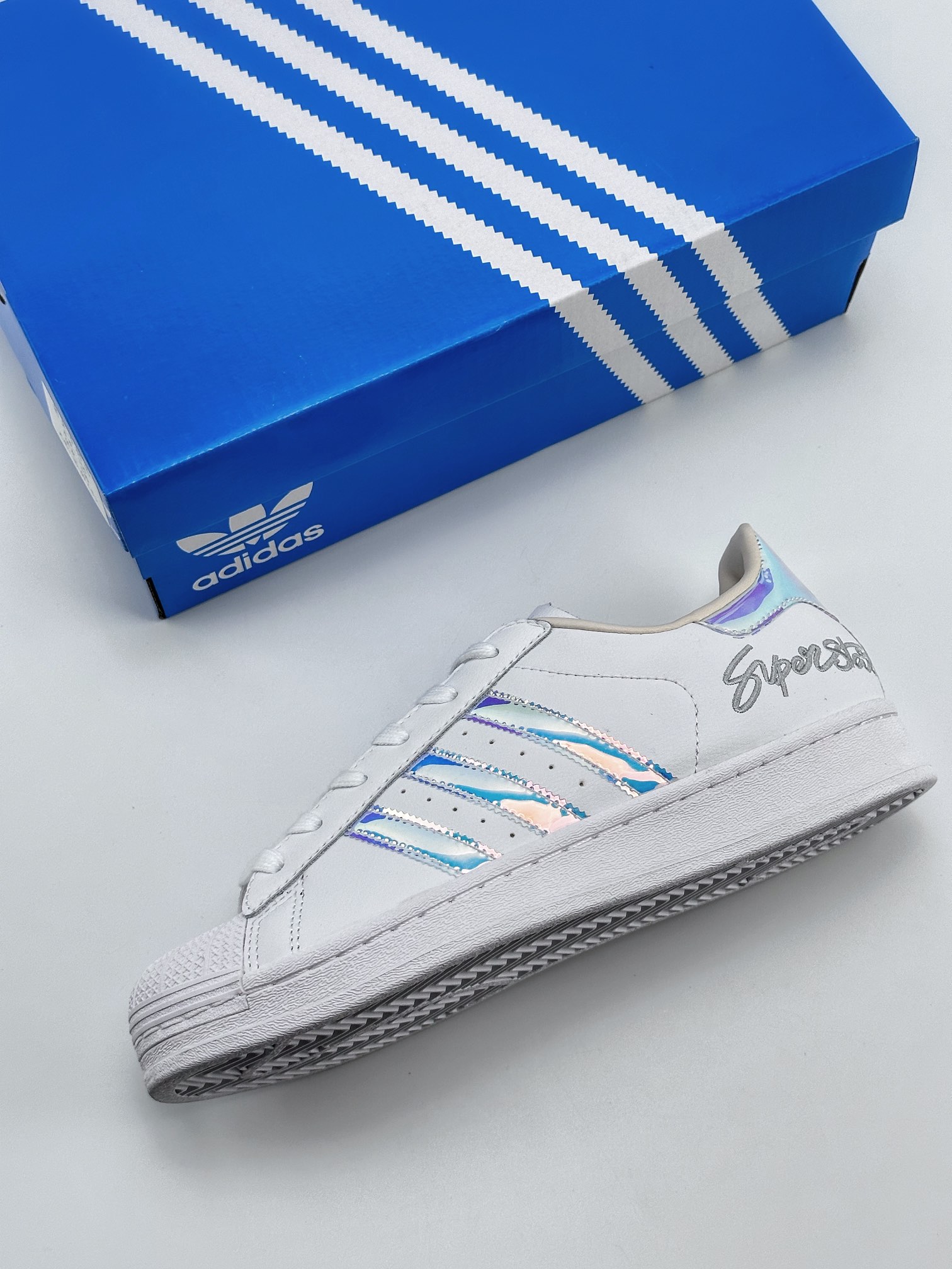 AD Originals Superstar W Shell Toe White Laser EF3642