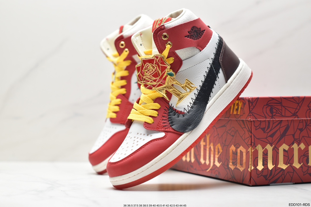 Teyana Taylor x Air Jordan 1 乔丹1代高帮联名荆刺玫瑰 FJ0604-601