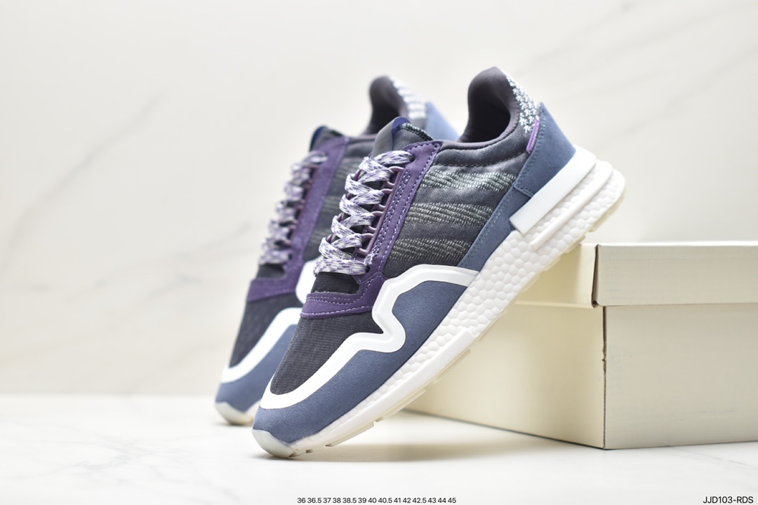 Commonwealth × adidas Consortium ZX500 latest rainbow joint DB3510