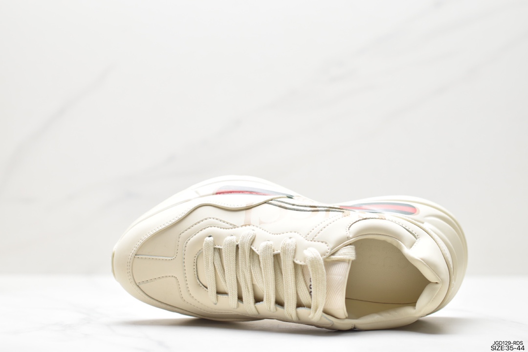 Gucci Logo with the retro feel of dad shoes Rhyton Gucci Rhyton series of sports shoes