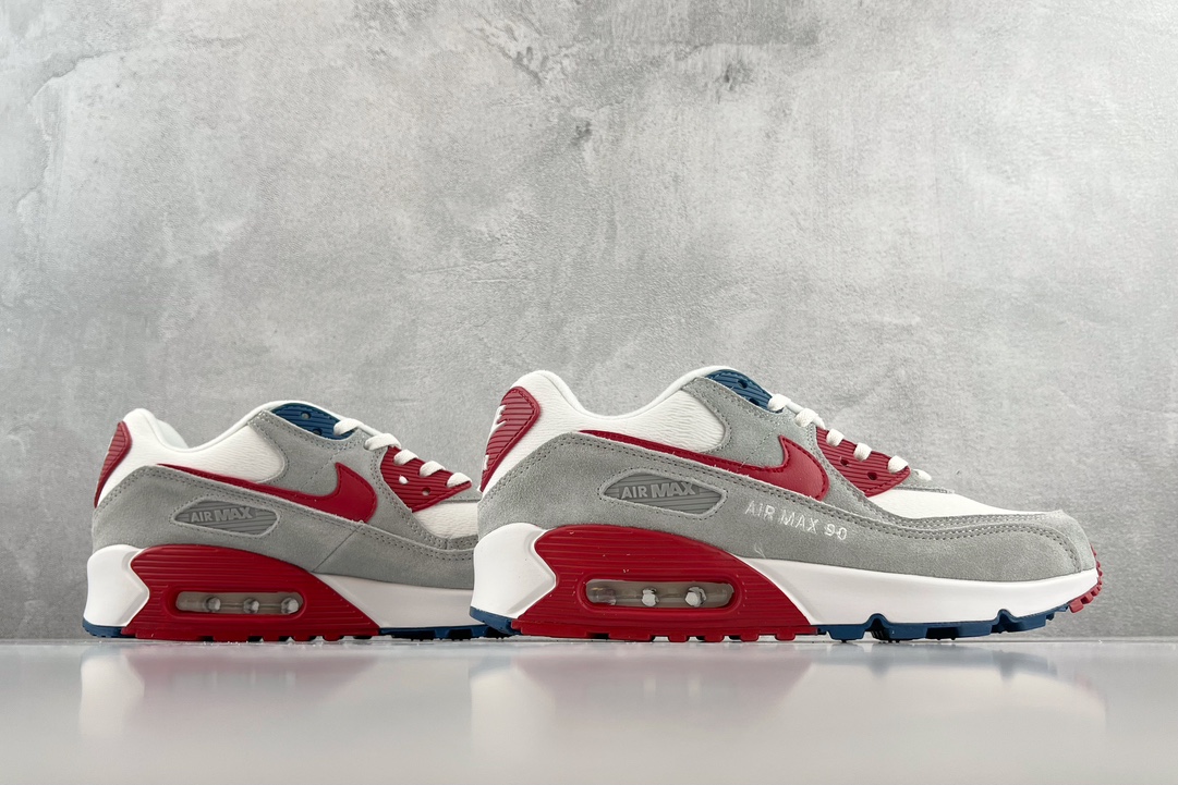 Nike Air Max 90 Athletic Club White Gray Pink DQ8235-001