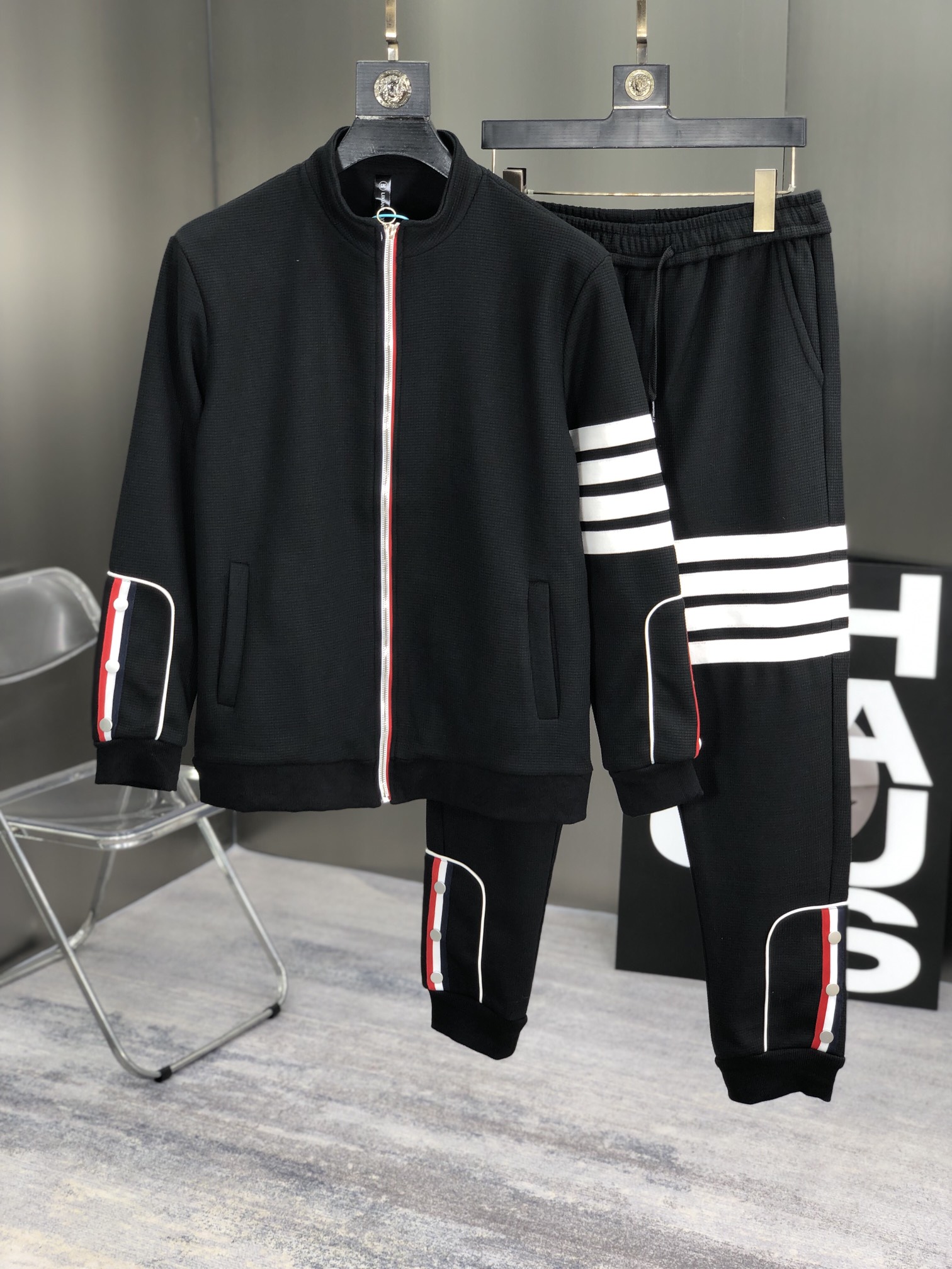 High Quality 1:1 Replica
 Thom Browne Clothing Two Piece Outfits & Matching Sets Fall/Winter Collection Fashion Hooded Top