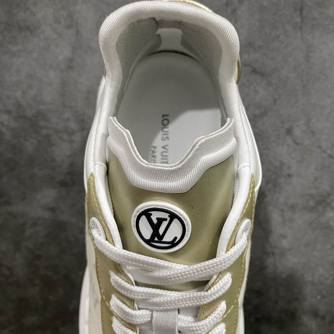 [Top Purchasing Version] Louis Vuitton LV Run 55 Denim Casual Sneakers