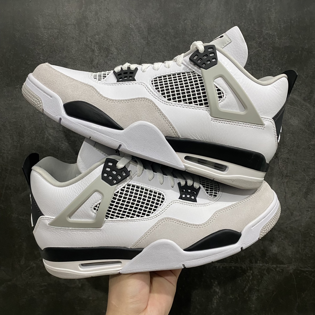 【纯原】Air Jordan AJ4 Retro 小白水泥 DH6927-111圈内最强四代 第三个配色