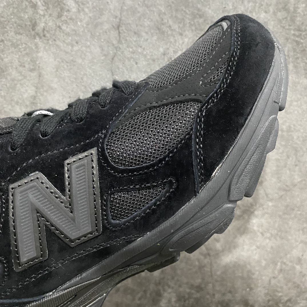 260 【K版纯原】 New Balance NB990V3 纯黑美产 第三代总统复古慢跑鞋M990BB4