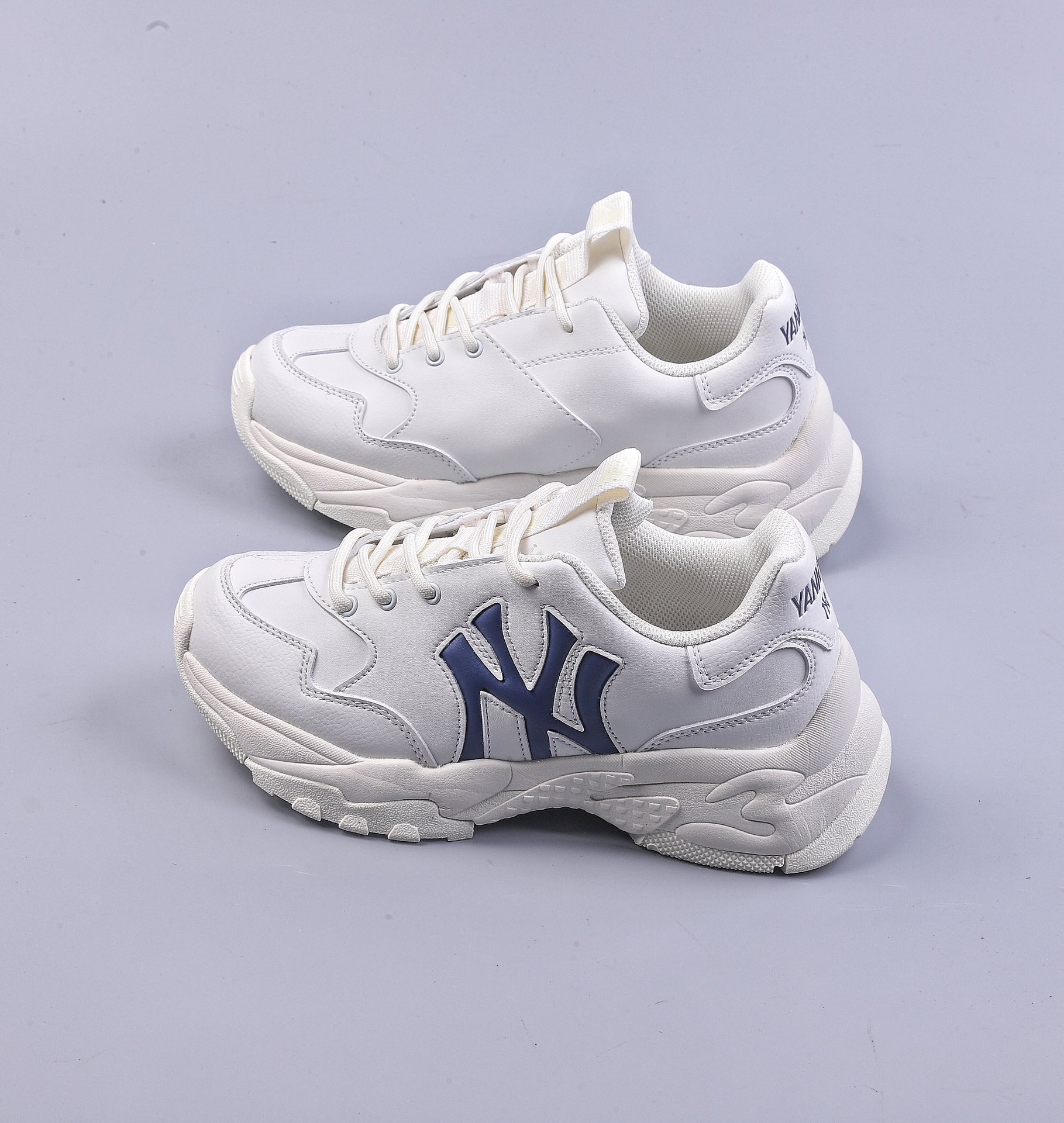 MLB NY printed internet celebrity dad shoes with 6cm inner height increase