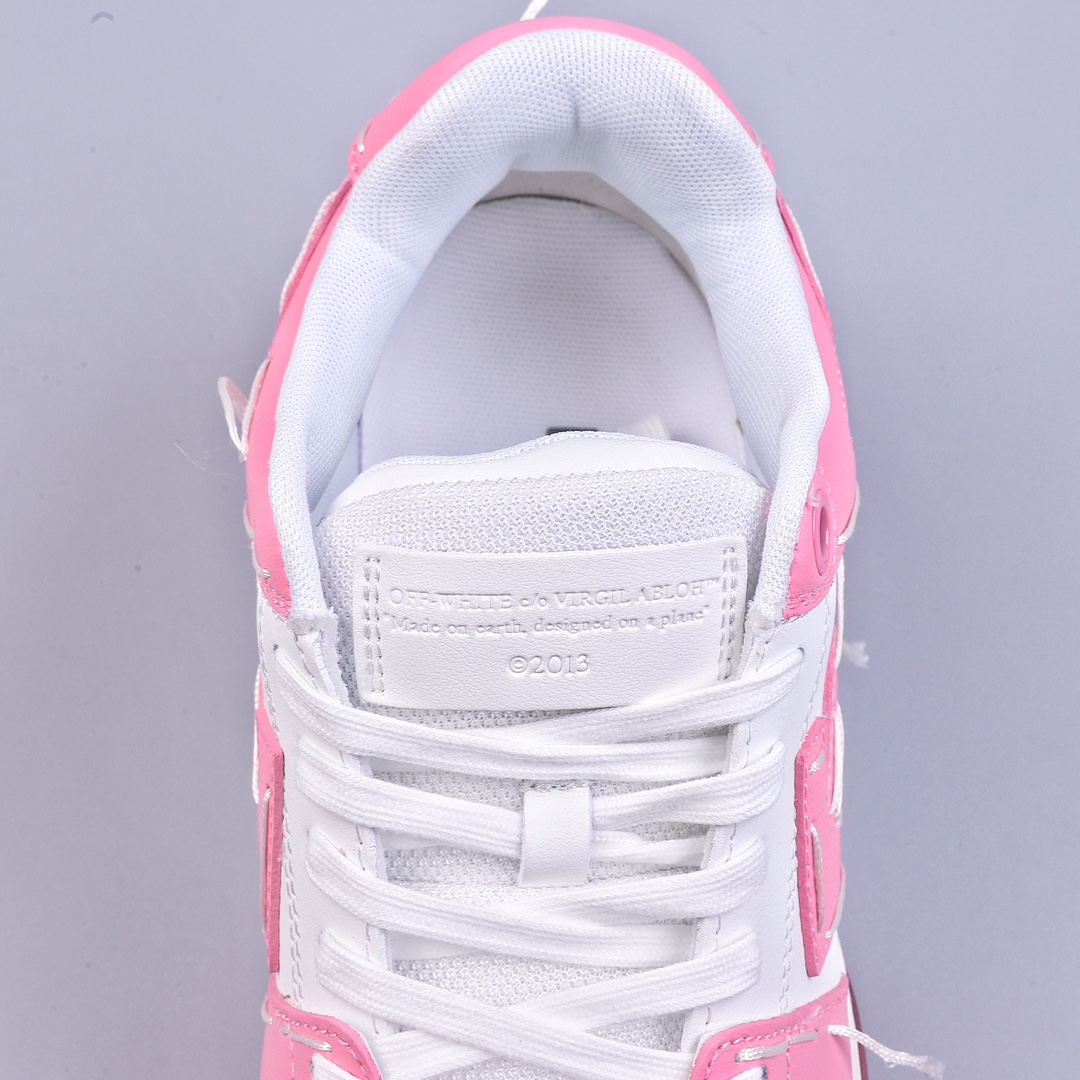 OK Yang Mi star same style OW joint style arrow shoes stitching style OFF-WHITE Out Of Office low-top lace-up fashion sneakers