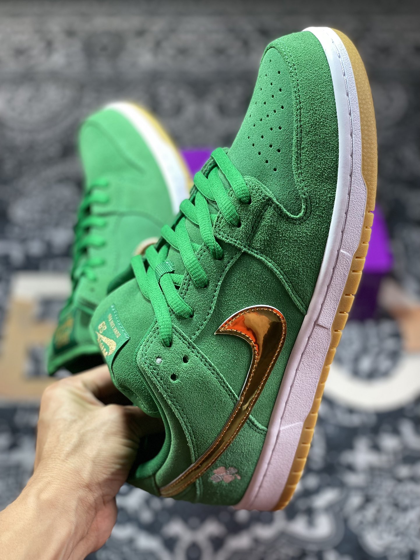 NK Dunk SB Low ”Shamrock” Green BQ6817-303