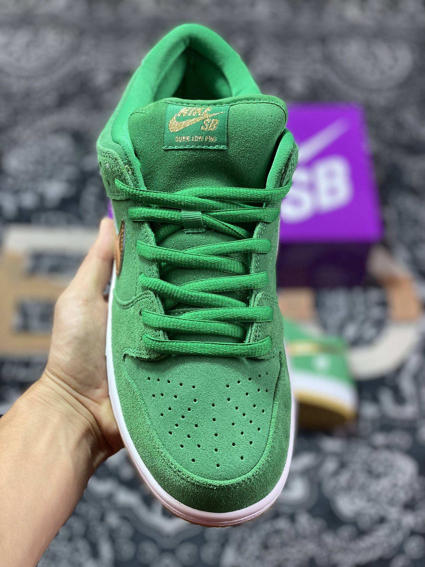 NK Dunk SB Low ”Shamrock” Green BQ6817-303