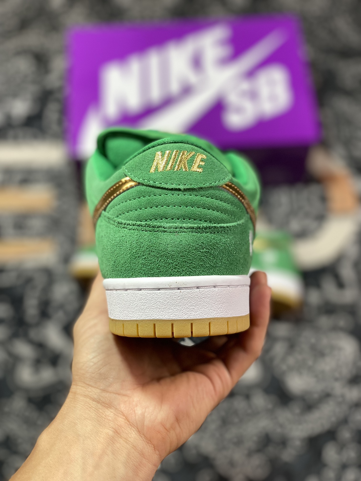 NK Dunk SB Low ”Shamrock” Green BQ6817-303