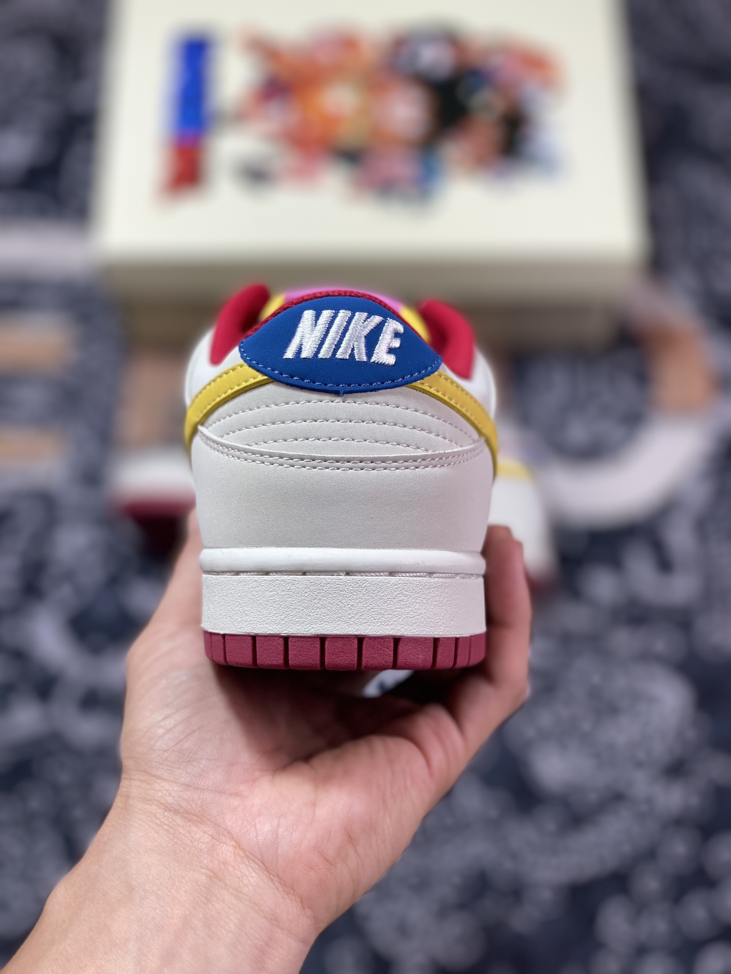 Nike SB Dunk Low ”Sailor Moon” dunk series low-top casual sports skateboard shoes ”beige pink yellow blue sailor moon” GP1255-026