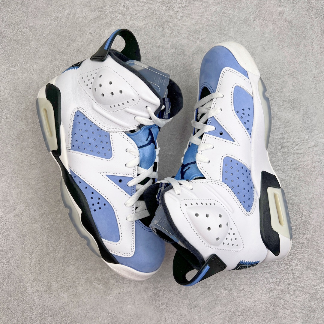 图片[3]-零售💰230 ＃OG纯原福利‼Air Jordan AJ6 Retro \”University Blue\” 北卡蓝 货号：CT8529-410 原楦原纸板开发 采购原厂皮料 原厂定型 后跟完美效果 到手可放心比对发售原鞋 上脚百分百充当正品驾驭 真正原装公司级完美鞋型 一切细节实拍所见所得！纸板中底、钢印 完美版型 一应俱全外贸专供 发国外寄售可稳妥充正操作 Size：40 40.5 42.5 44.5 45 46 47.5 编码：by2936030-运动鞋