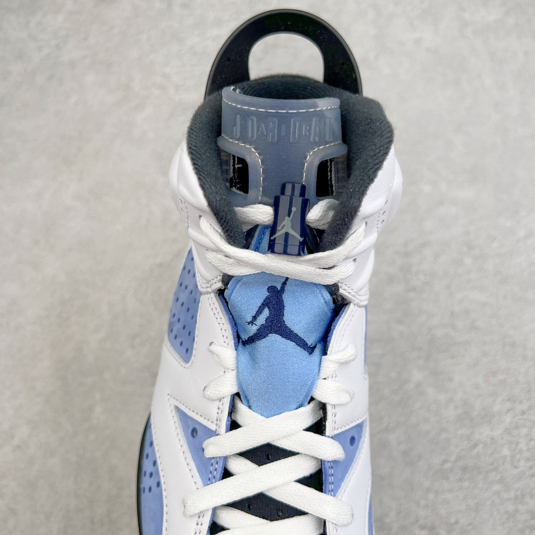 图片[5]-零售💰230 ＃OG纯原福利‼Air Jordan AJ6 Retro \”University Blue\” 北卡蓝 货号：CT8529-410 原楦原纸板开发 采购原厂皮料 原厂定型 后跟完美效果 到手可放心比对发售原鞋 上脚百分百充当正品驾驭 真正原装公司级完美鞋型 一切细节实拍所见所得！纸板中底、钢印 完美版型 一应俱全外贸专供 发国外寄售可稳妥充正操作 Size：40 40.5 42.5 44.5 45 46 47.5 编码：by2936030-运动鞋