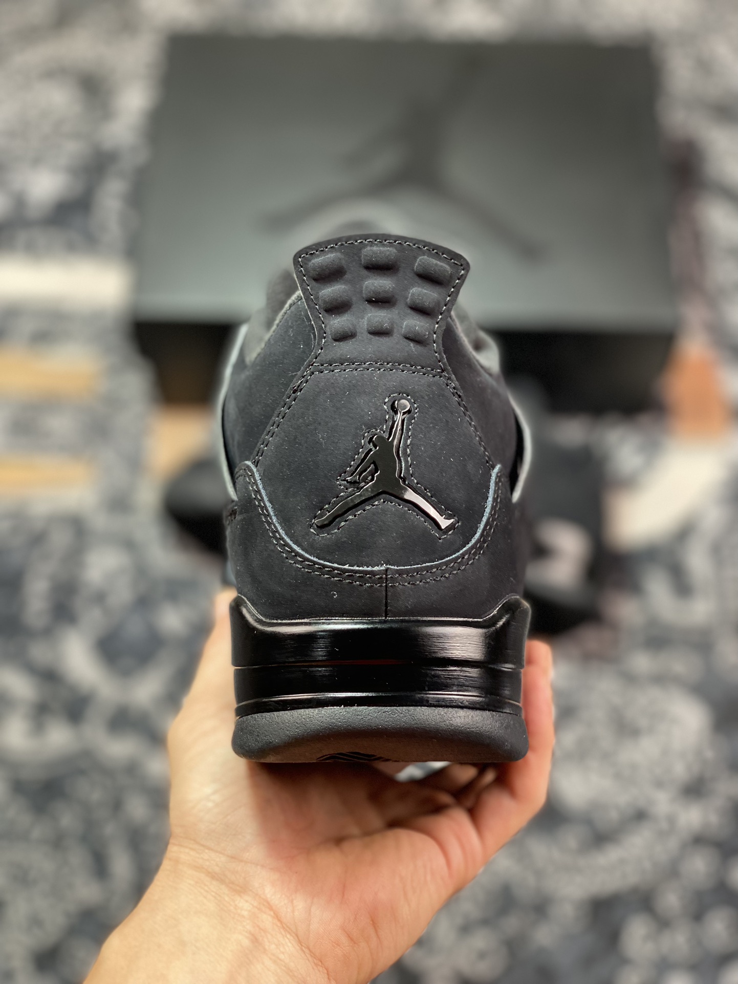 New Green X Peak Version New Upgrade Air Jordan 4 Retro ”Black Cat” Black Warrior/Black Cat CU1110-010