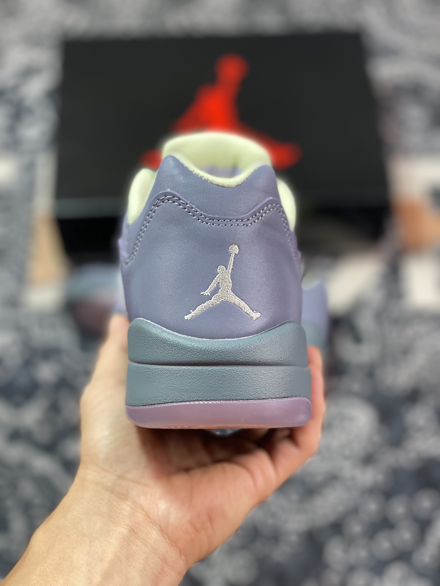 Air Jordan 5 Low ”Indigo Haze” AJ5 3M reflective indigo fog low-top basketball shoes FJ4563-500