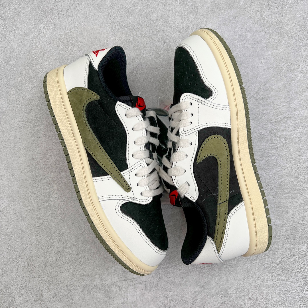 图片[3]-💰240 ＃SZ纯原 Travis Scott x Air Jordan AJ1 Low OG TS联名白黑绿倒钩低帮中童童鞋 DZ5909-106 重新定义童鞋市场 市场第一款原装童鞋 上脚必是全班最靓的仔 原纸板数据开发 原厂配置 市面唯一原装批次区别市面 原厂大底磨具真实半码 同步原厂十三个尺码段 原厂Prime Asia贝利进口皮料加持 原盒原配 原厂拉帮工艺 针距密度一致 后跟弧度收口自然不对折 极致一眼正品既视感 进口电脑针车工艺 鞋面清洁度最高QC检验标准 控制溢胶 广东原厂电绣工艺 鞋标鞋盒 防尘纸 均采购来自原厂 尺码：27.5 28 28.5 29.5 30 31 31.5 32 33 33.5 34 35 36 编码：by3936010-运动鞋