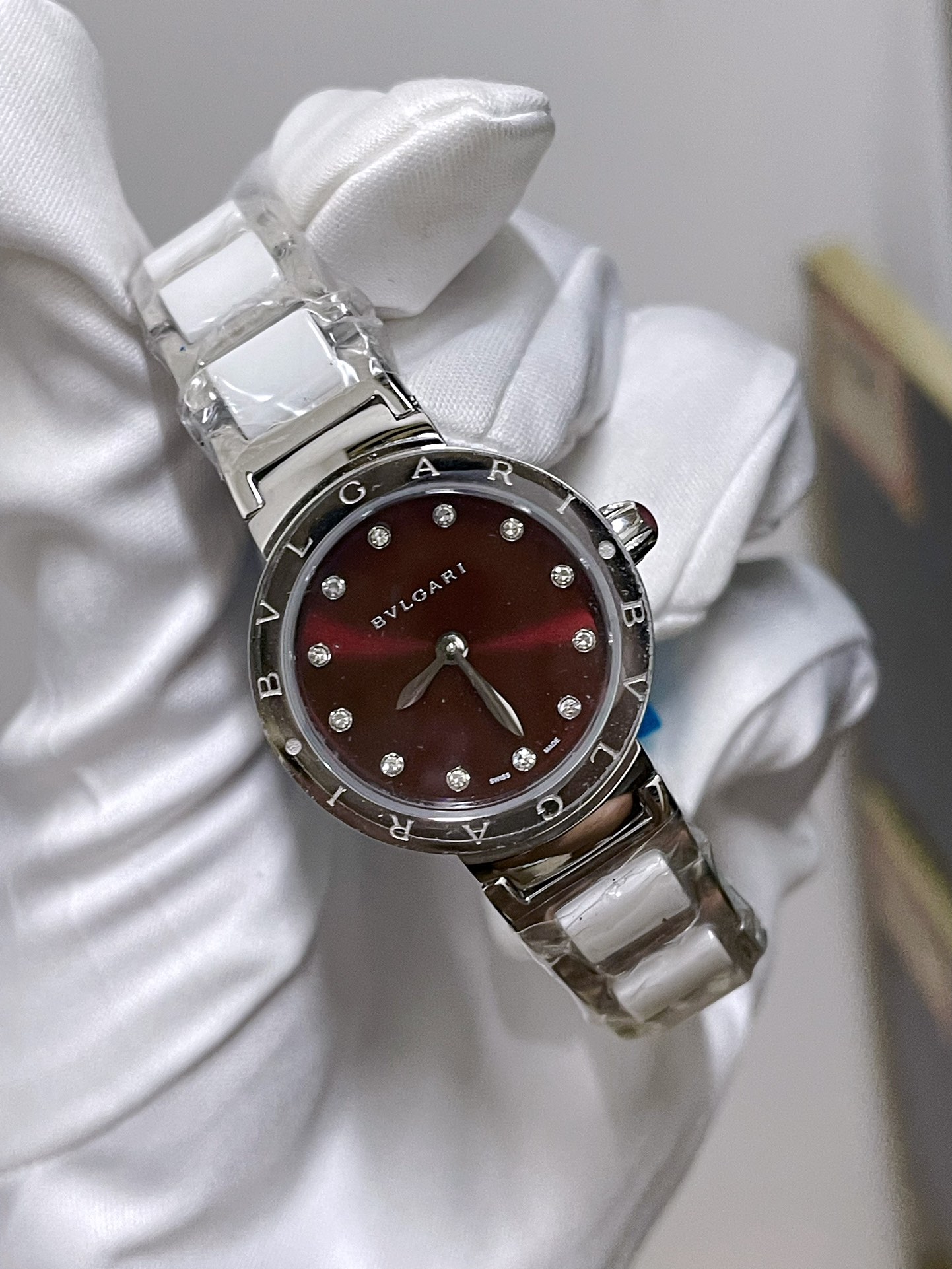 Boglimini! BVLGARI, Bogri, Bvlgari, classic fashionable watch, imported stone, steel undefended steel - 图片 7