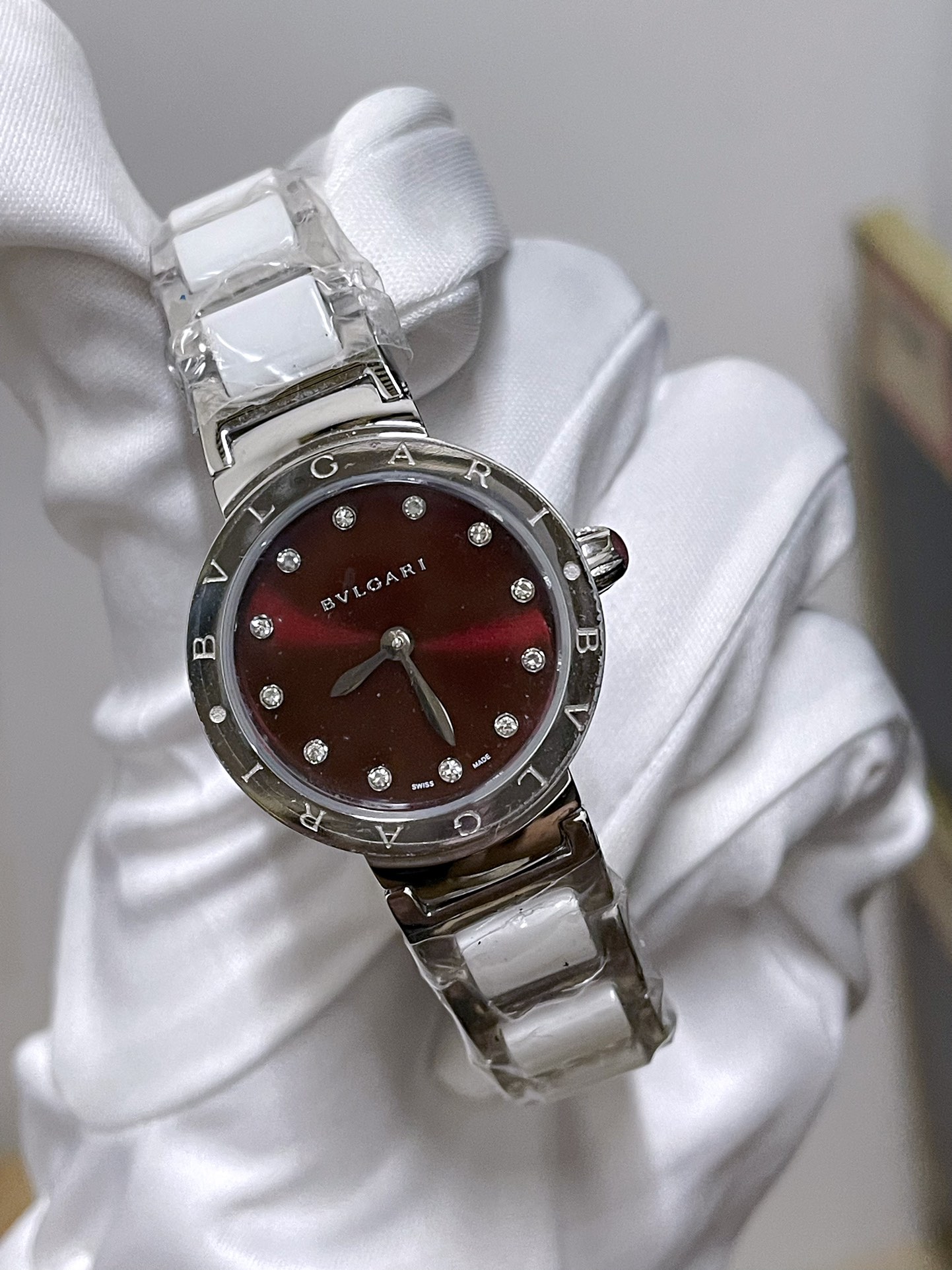 Boglimini! BVLGARI, Bogri, Bvlgari, classic fashionable watch, imported stone, steel undefended steel - 图片 2