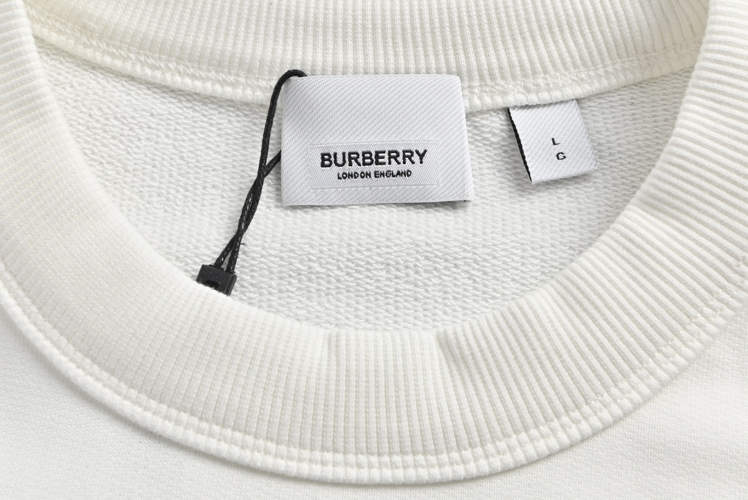 Burberry/巴宝莉 经典TB字母压胶圆领卫衣