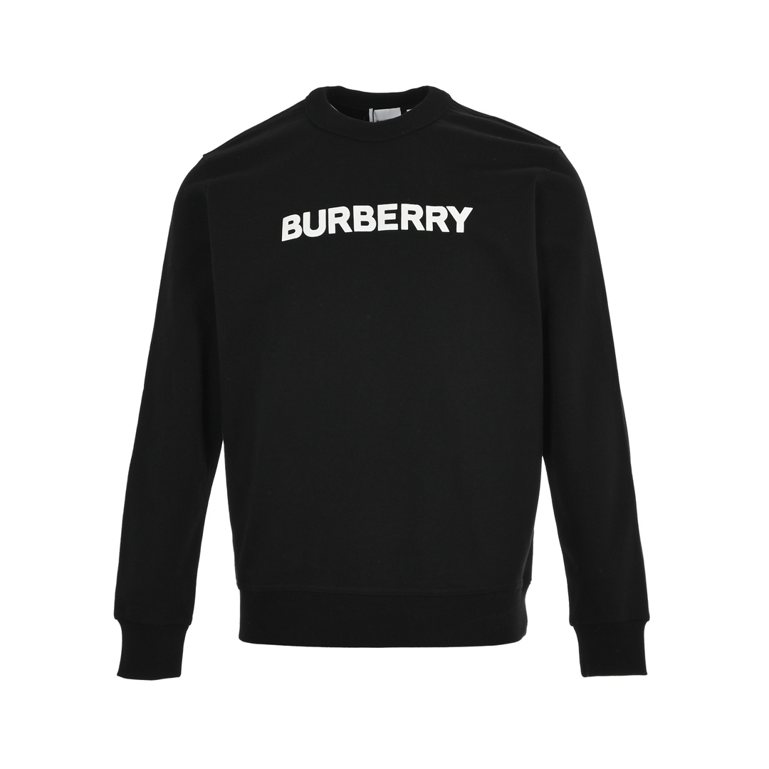 Burberry/巴宝莉 经典发泡字母印花圆领卫衣