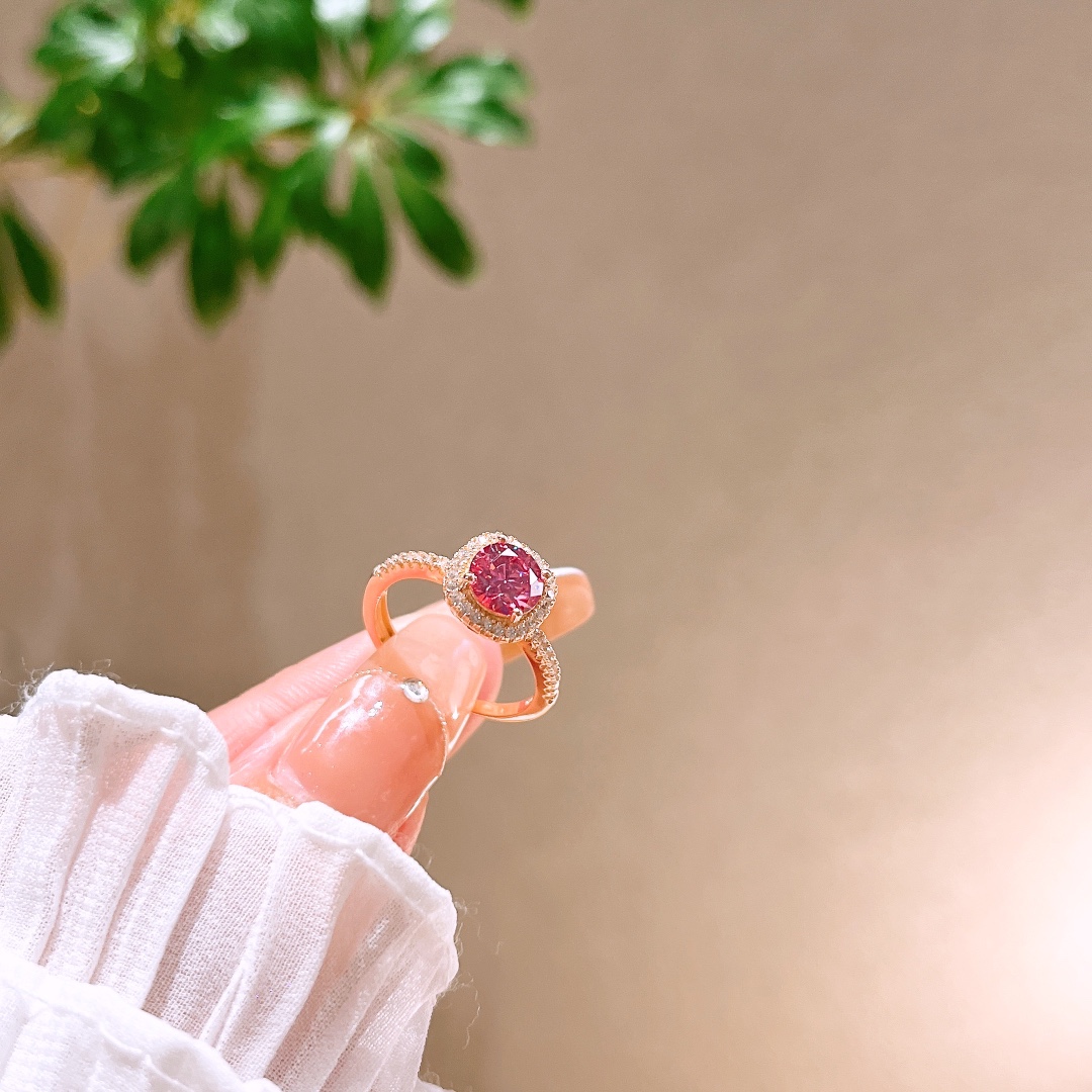 Low Allergy Silver Moissanite Ring Ins Style Confession Silver