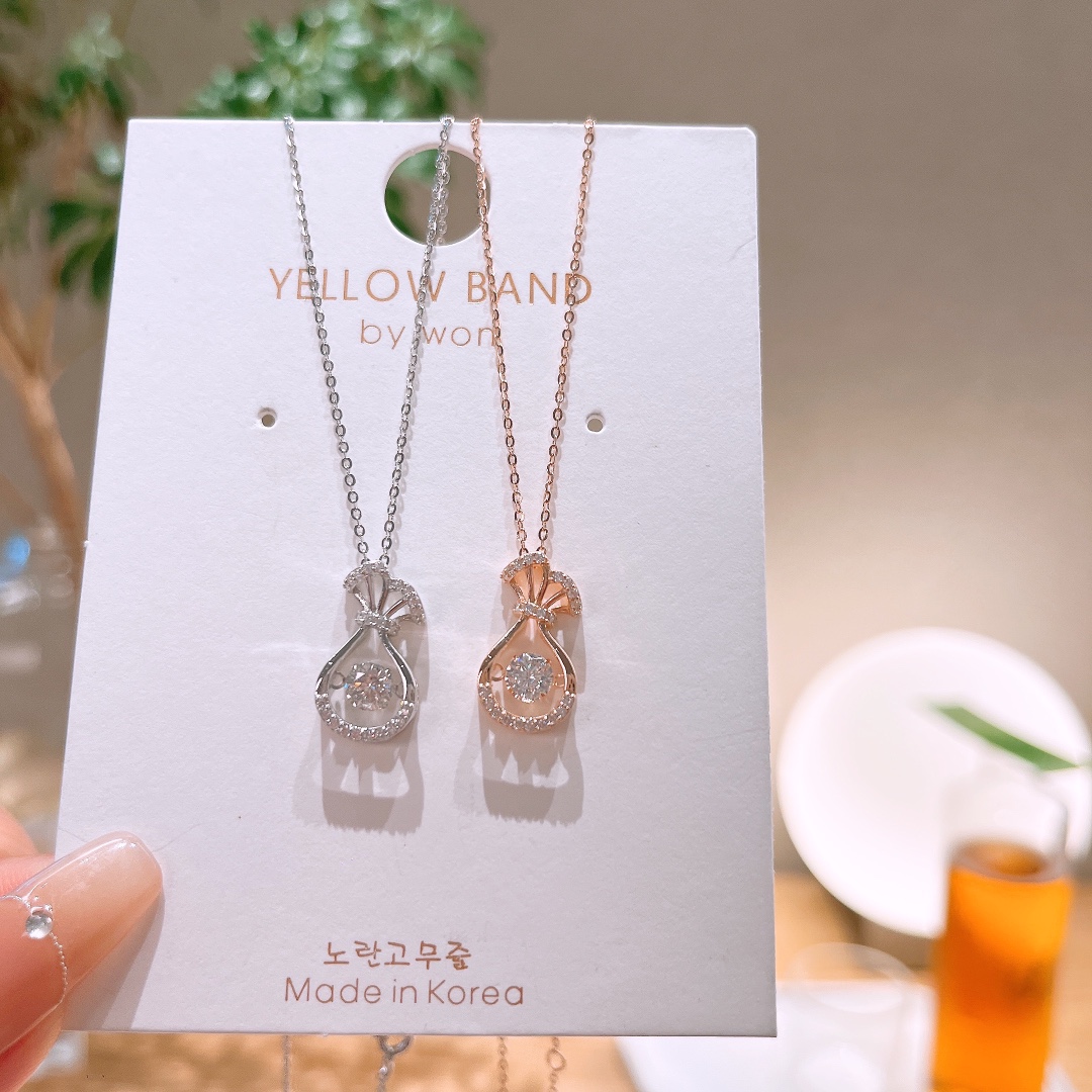 Low Allergy Silver Moissanite Necklace Fashion Anniversary Gold