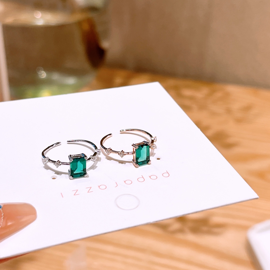 ファッションS925スターリングシルバーリングゴールド 母の誕生日