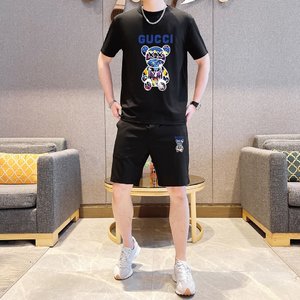 Gucci Clothing Shorts T-Shirt Two Piece Outfits & Matching Sets Replica For Cheap Men Short Sleeve