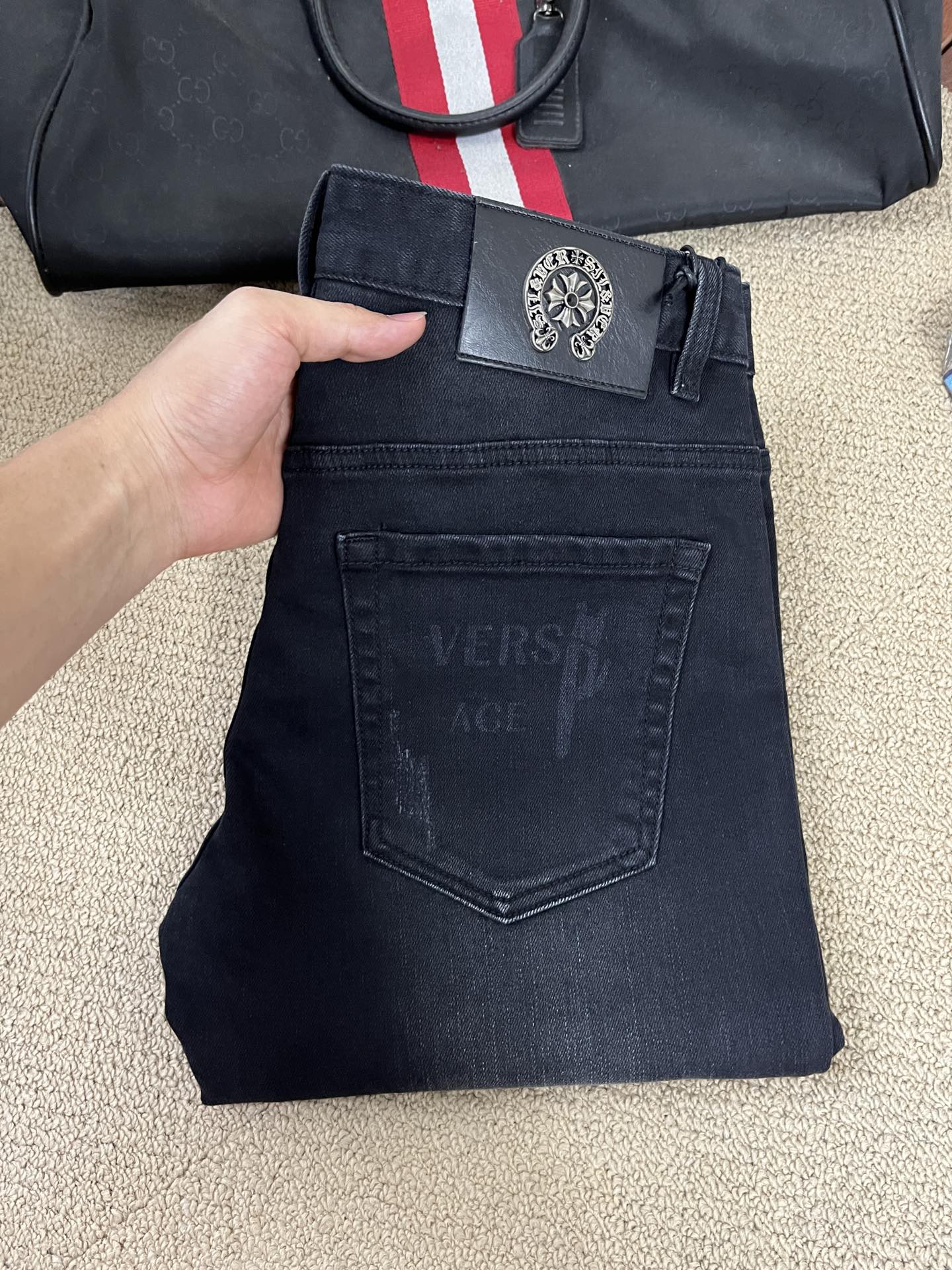 Best Quality Designer
 Chrome Hearts Clothing Jeans Men Fall/Winter Collection Fashion