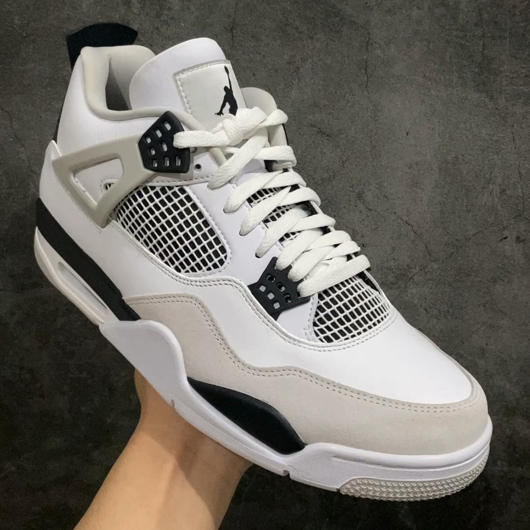 【纯原】Air Jordan AJ4 Retro 小白水泥 DH6927-111圈内最强四代 第三个配色