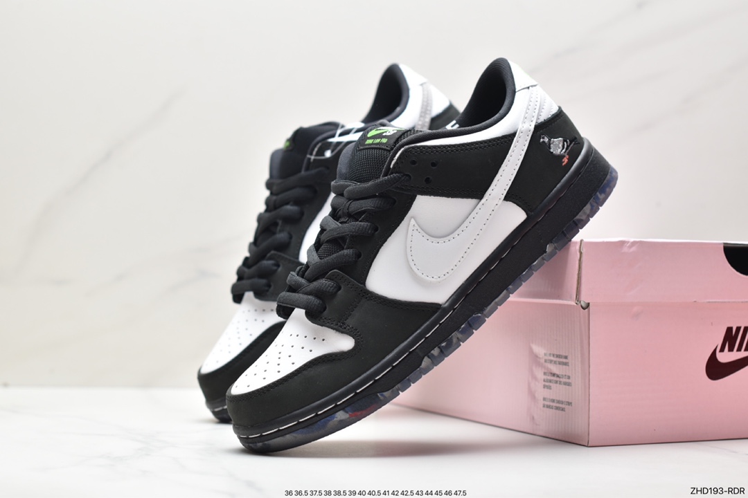 300 耐克Jeff Staple x Nike SB Dunk Low "Pigeon" 3.0“黑白熊猫鸽子”低帮板鞋 BV1310-013