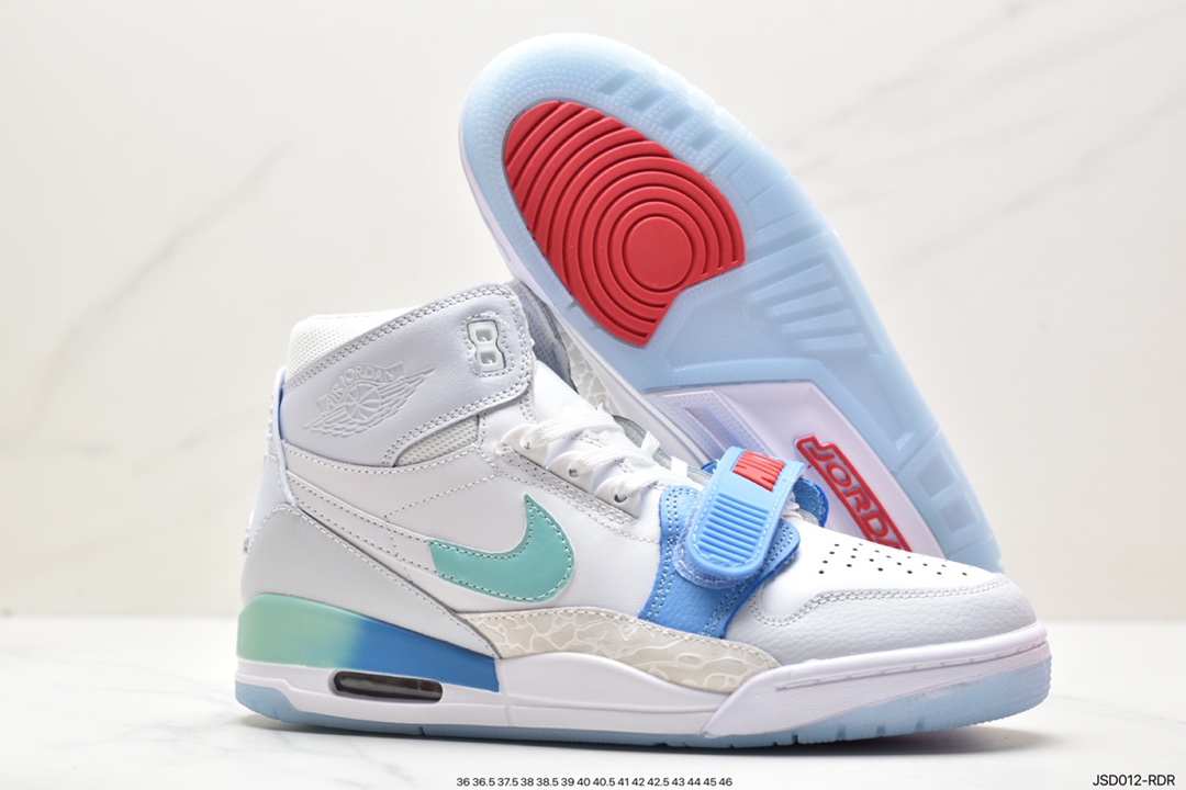 200 耐克Nike Air Jordan Legacy 312 Low”White/Pine Green“乔丹最强三合一混合版本低高帮篮球鞋 FN8896-131