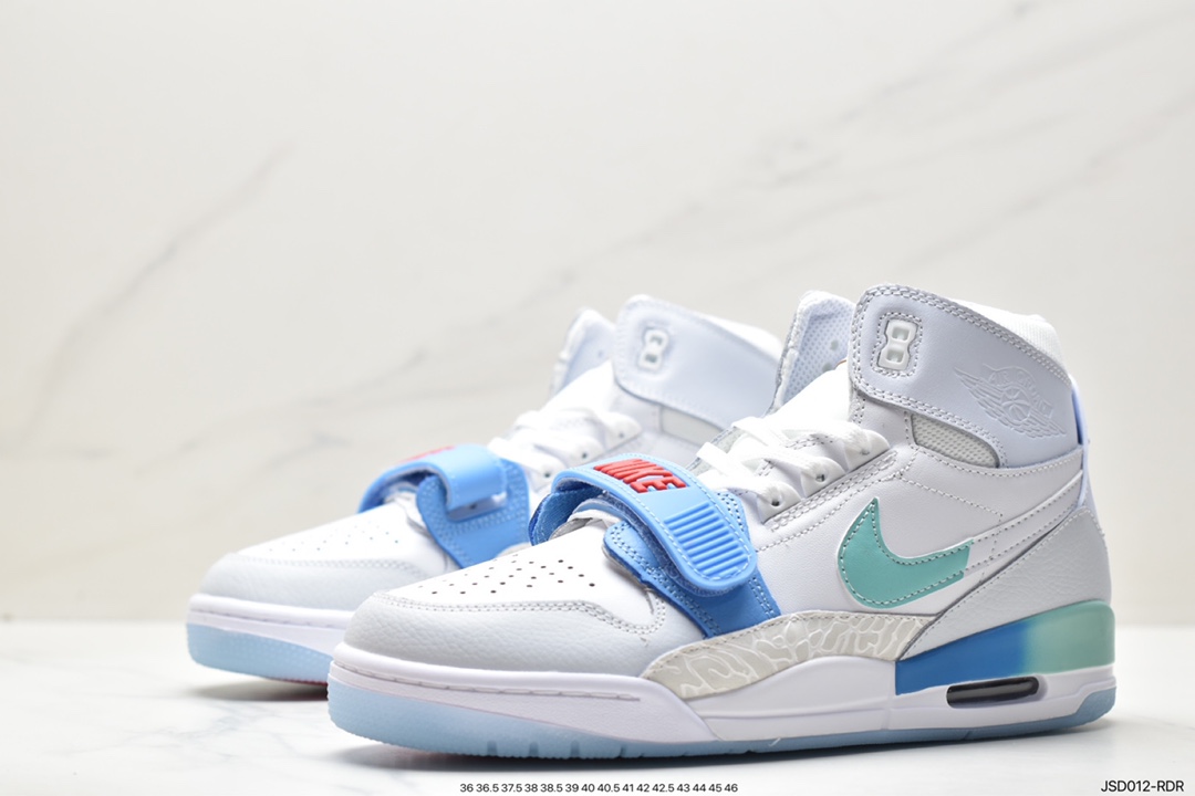 200 耐克Nike Air Jordan Legacy 312 Low”White/Pine Green“乔丹最强三合一混合版本低高帮篮球鞋 FN8896-131