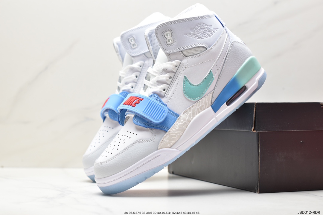 200 耐克Nike Air Jordan Legacy 312 Low”White/Pine Green“乔丹最强三合一混合版本低高帮篮球鞋 FN8896-131