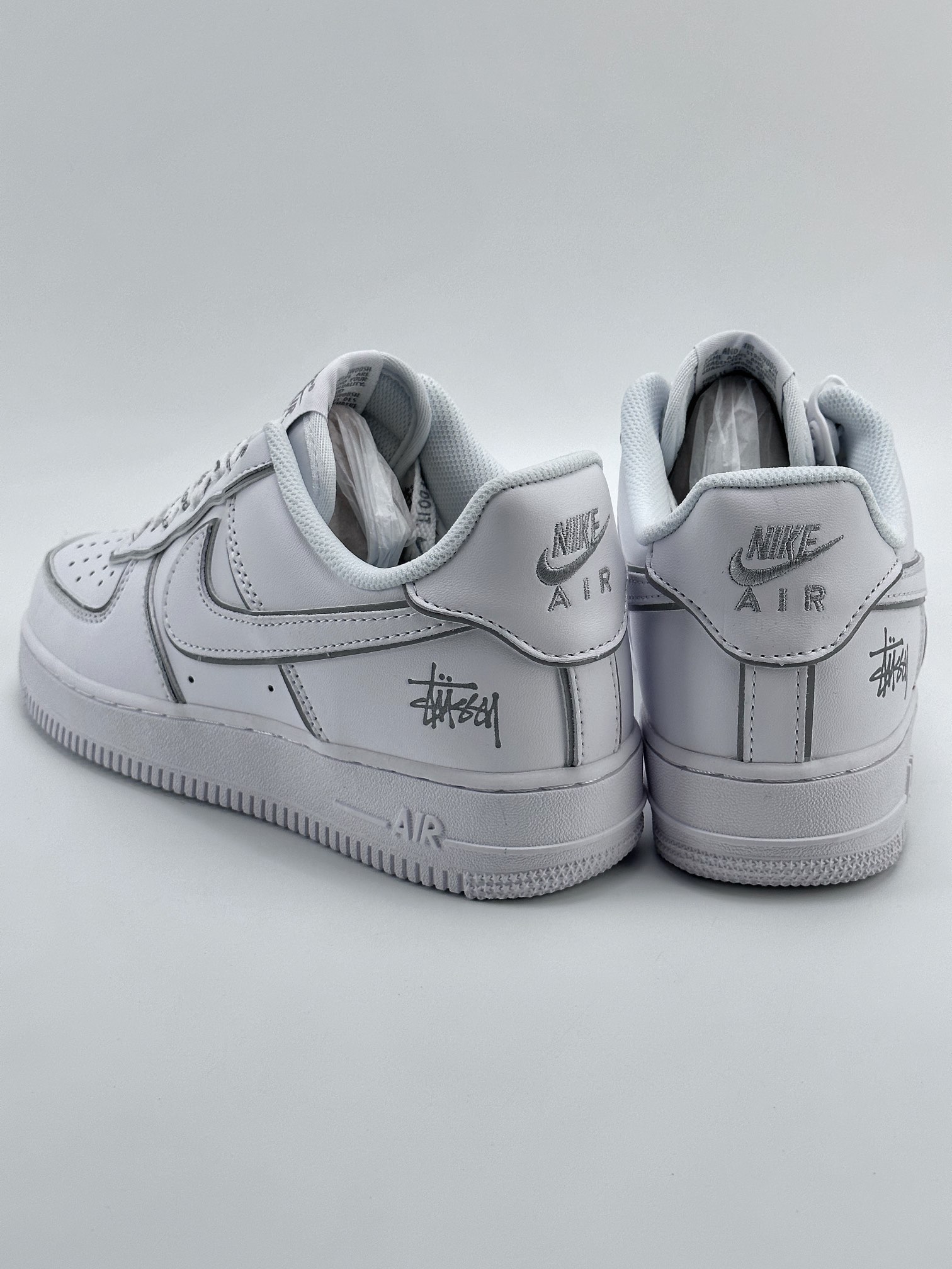 220 Nike Air Force 1 Low 07 x Stussy 斯图西联名反光 BQ6426-019